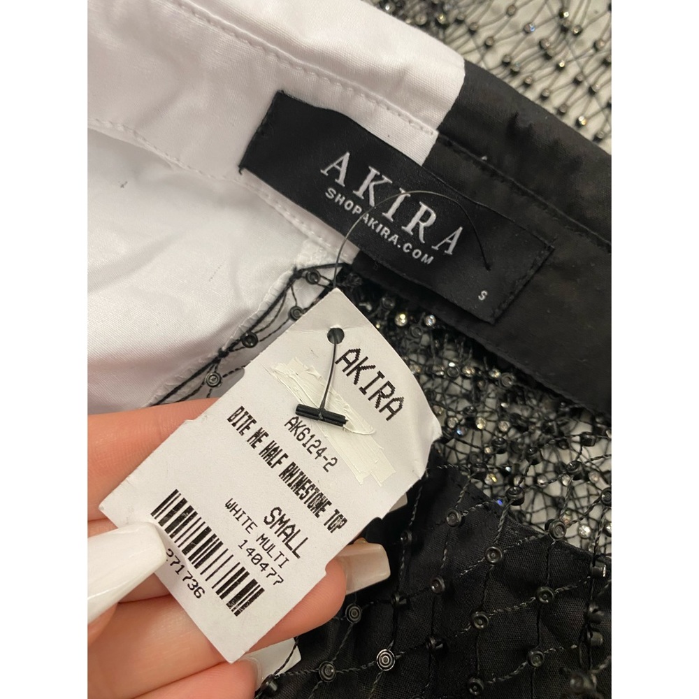 AKIRA Rhinestone Top - Picture 7 of 7